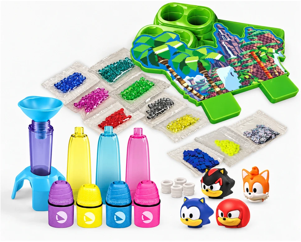 Clementoni Zabawki Kūrybinis žymeklių gamybos rinkinys „Sonic“, 4 vnt.