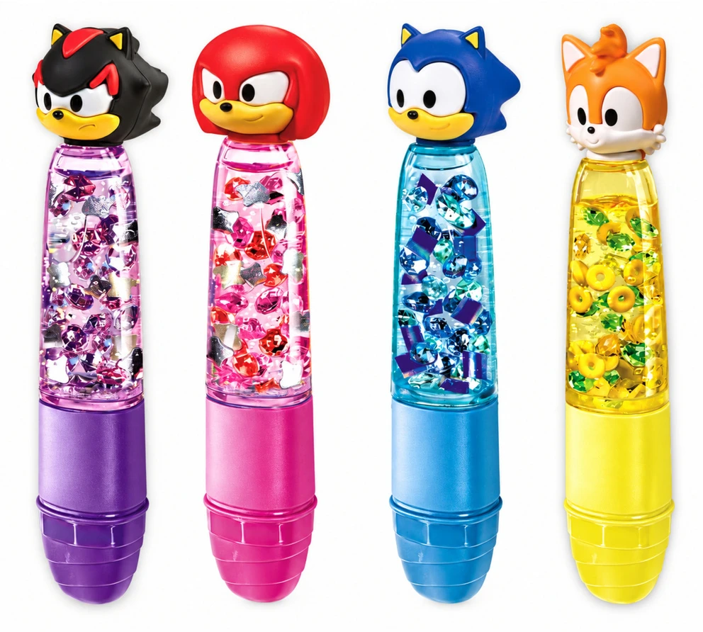 Clementoni Zabawki Kūrybinis žymeklių gamybos rinkinys „Sonic“, 4 vnt.