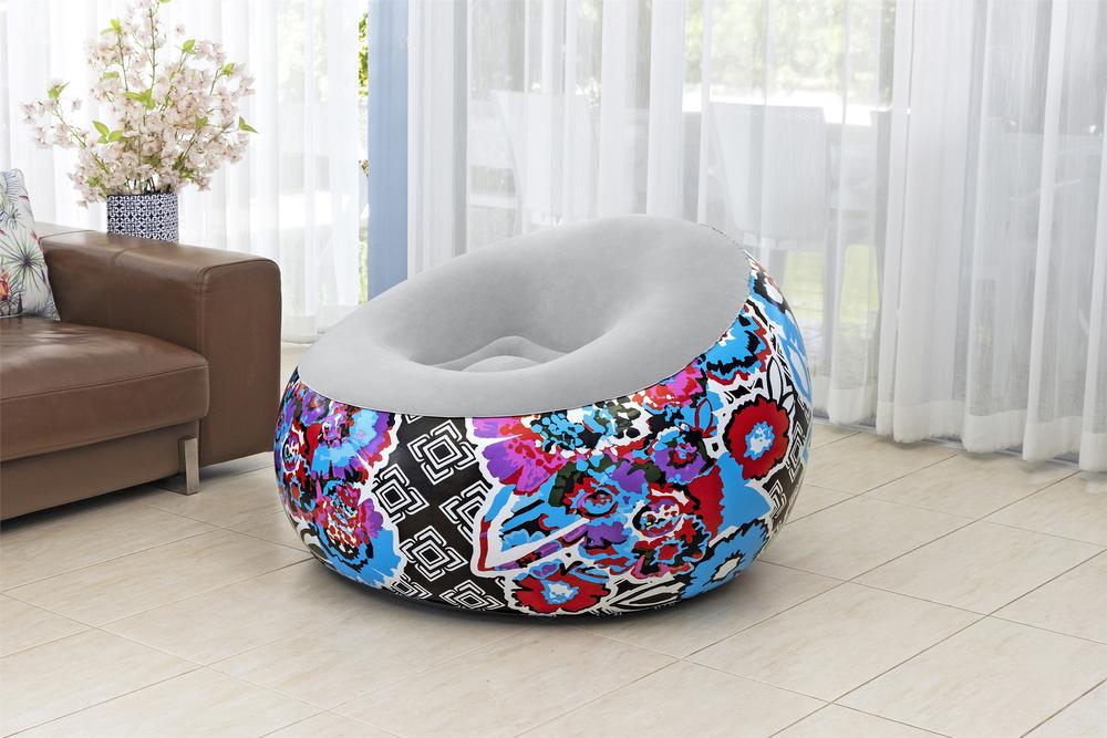 Pripučiamas fotelis Bestway Inflate-A-Chair, 112 x 112 x 66 cm
