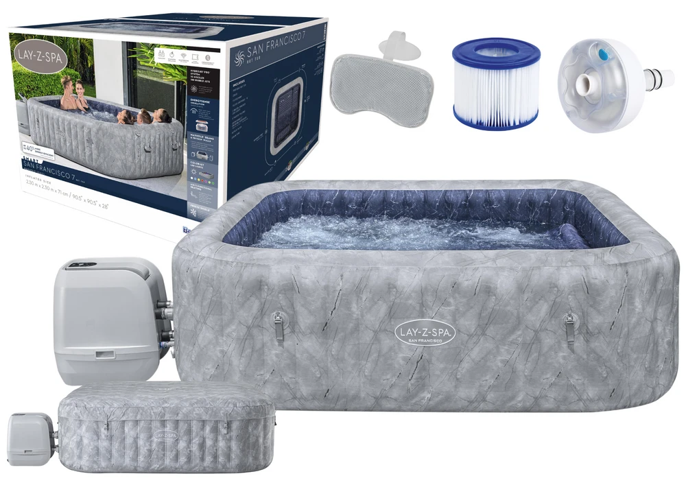 "Lay-Z-Spa San Francisco" SMART HydroJet PRO sūkurinė vonia BESTWAY