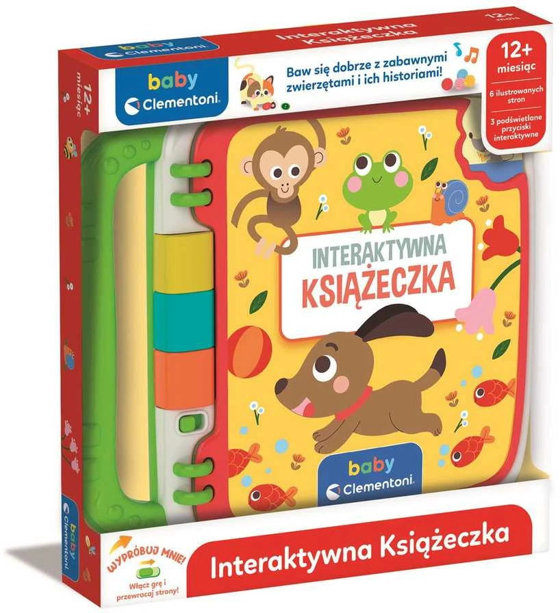 Clementoni Interaktyvi elektroninė knygelė su gyvūnais