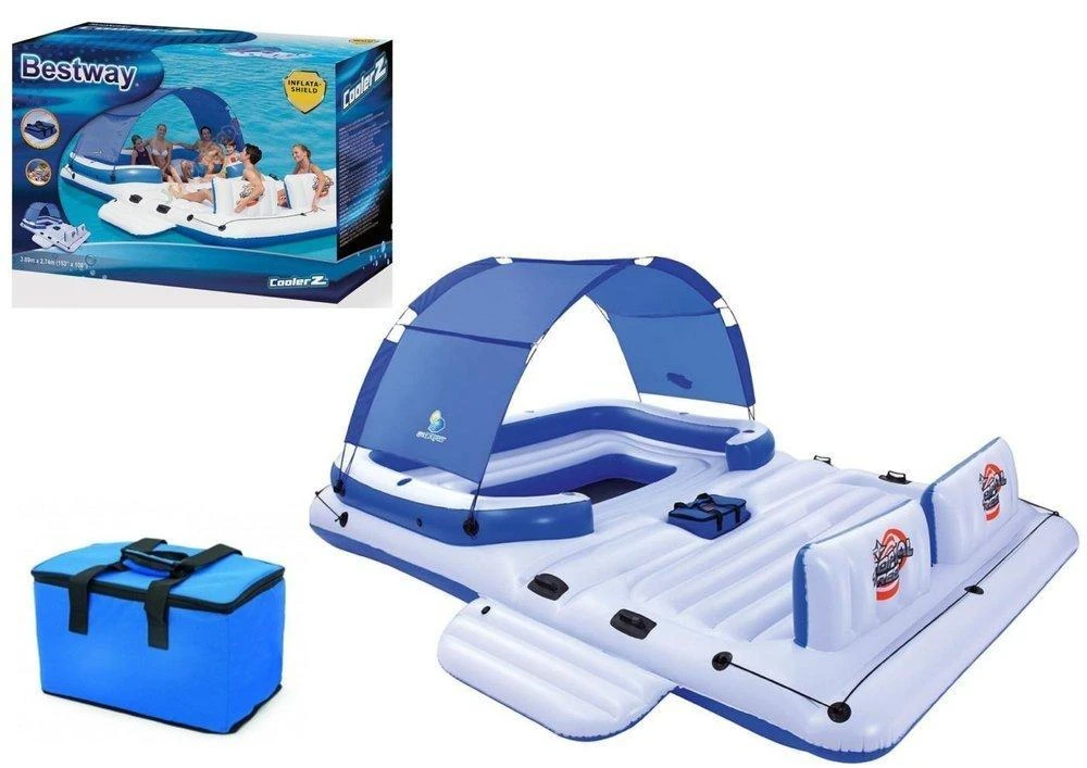 Bestway 43105 plūduriuojantis gaminys baseinui / paplūdimiui Mėlyna, Balta Plūduriuojanti salelė Raštas Vinilas