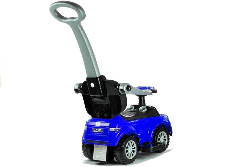 Lean Cars Automobilis varomas kojomis su rankena tėvams 614W Mėlyna