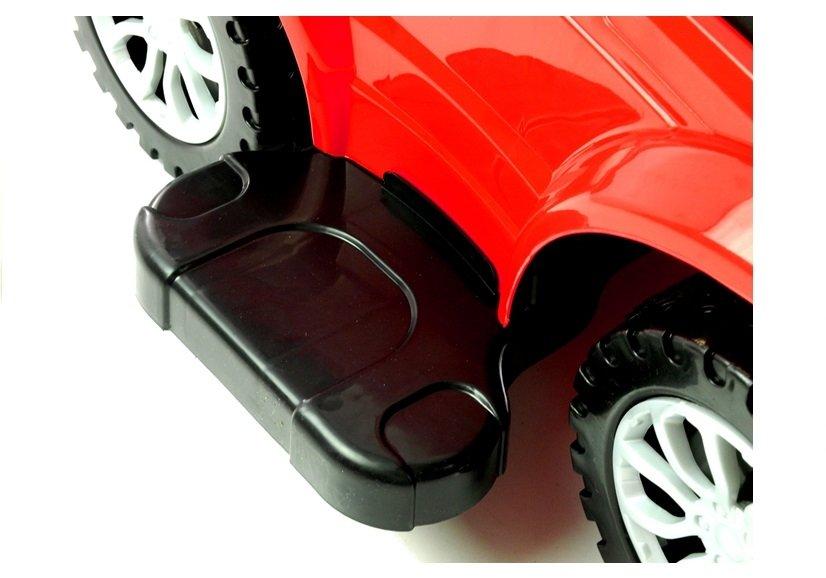 Lean Cars Vaikiškas automobilis su rankena 614W, raudonas