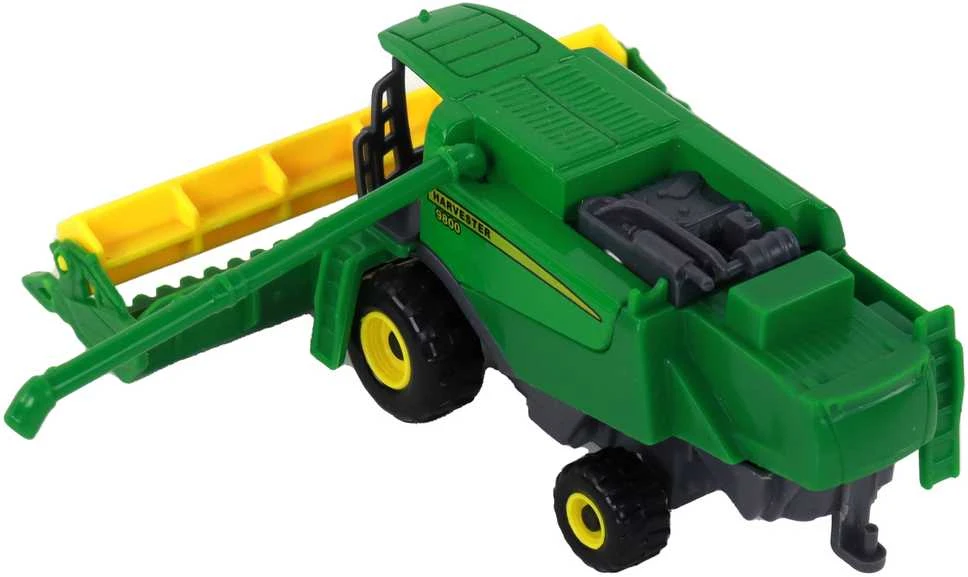 Žaislinis kombainas Lean Toys, žalias