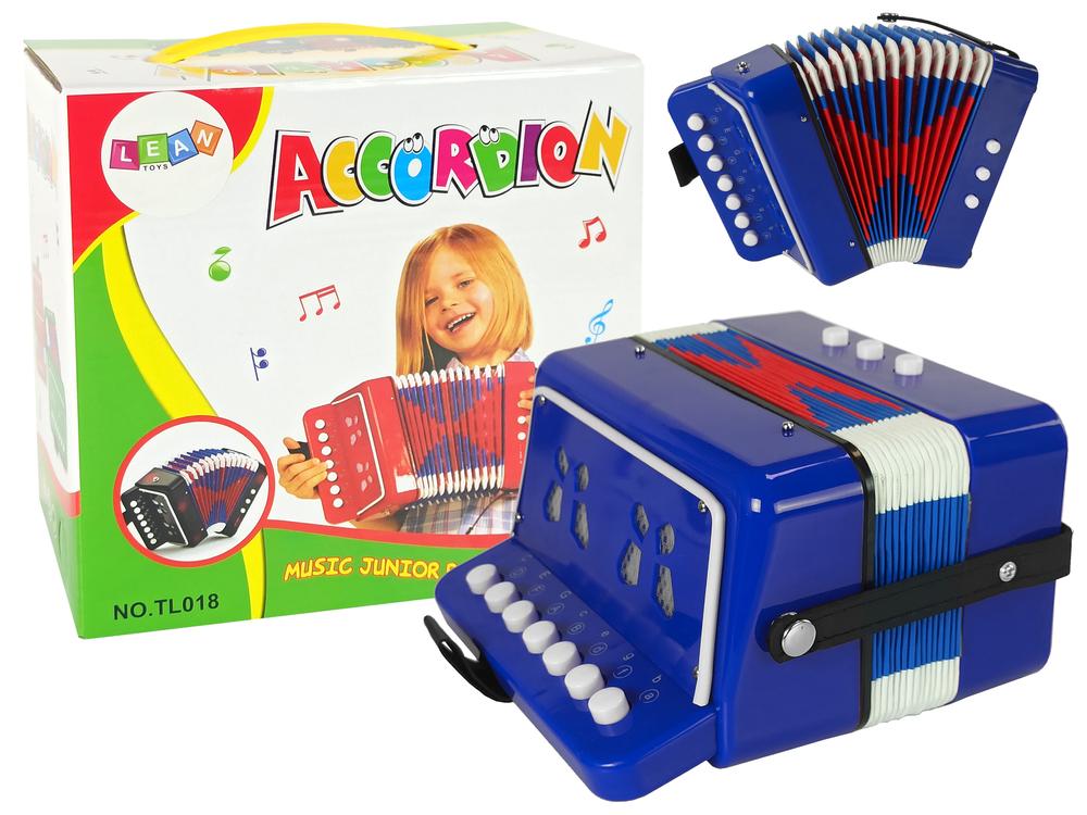 Lean Toys Vaikiškas Mėlynas Akordeonas