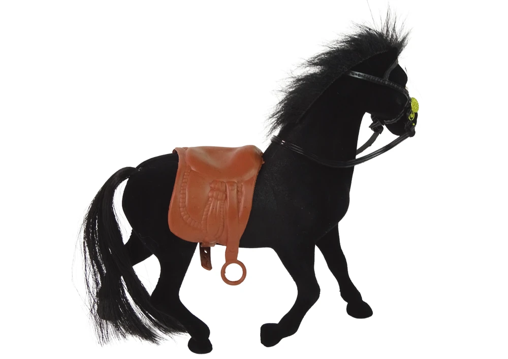 Lean Toys Figūrėlė žirgas Juodas Farm Velvet Horse