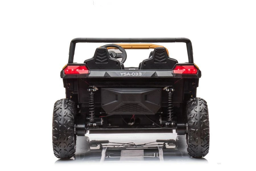 Lean Cars Keturvietis vaikiškas elektromobilis Buggy A033, auksinis