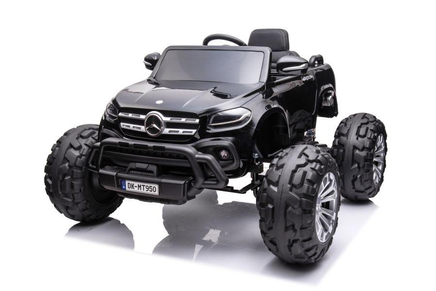 Lean Cars Vienvietis vaikiškas elektromobilis Mercedes DK-MT950 4x4, juodas