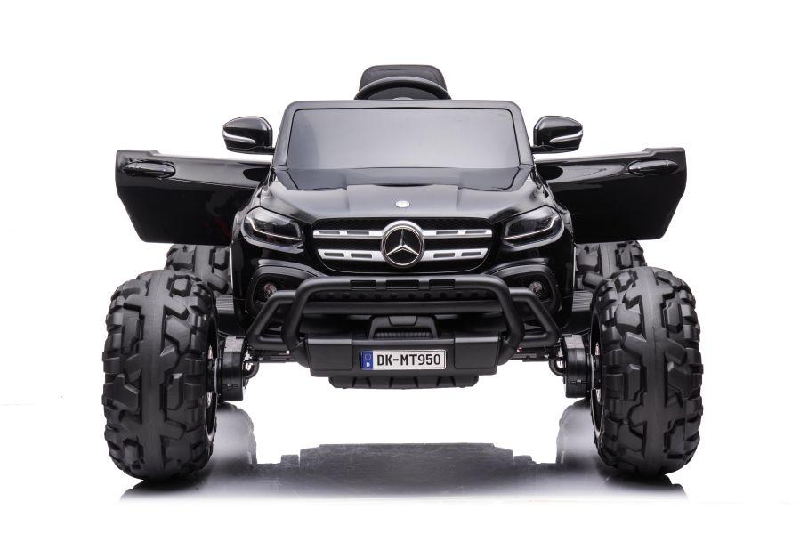 Lean Cars Vienvietis vaikiškas elektromobilis Mercedes DK-MT950 4x4, juodas