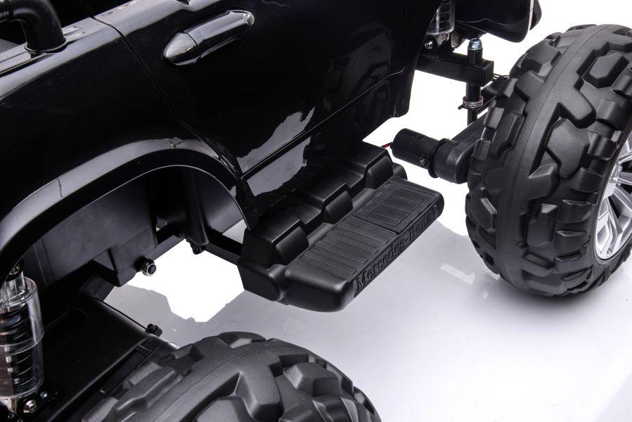 Lean Cars Vienvietis vaikiškas elektromobilis Mercedes DK-MT950 4x4, juodas