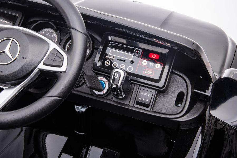 Lean Cars Vienvietis vaikiškas elektromobilis Mercedes DK-MT950 4x4, juodas