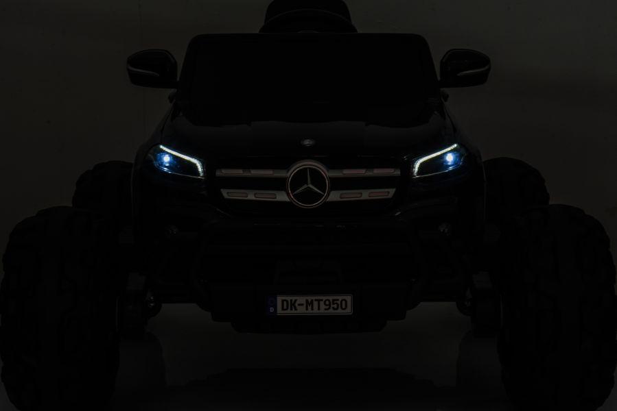 Lean Cars Vienvietis vaikiškas elektromobilis Mercedes DK-MT950 4x4, juodas