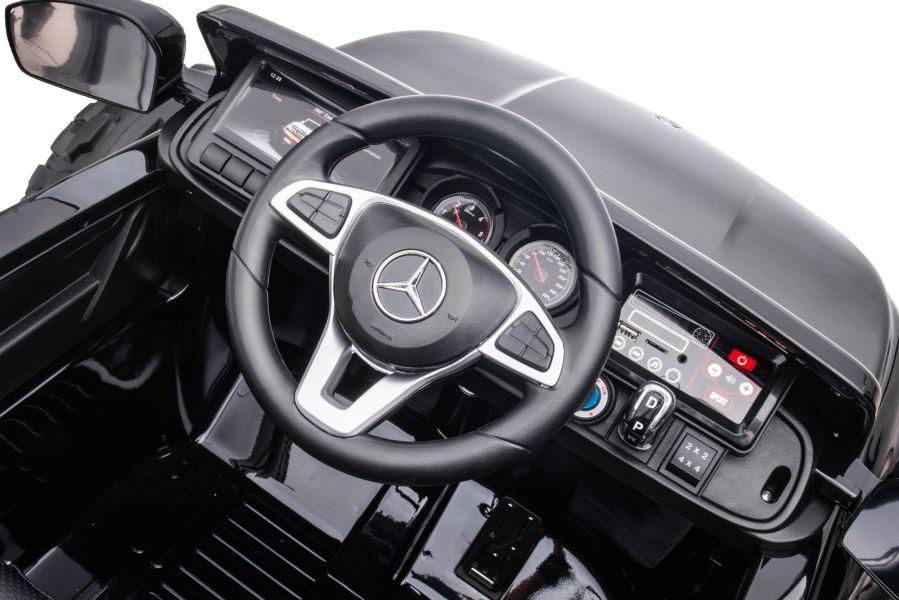 Lean Cars Vienvietis vaikiškas elektromobilis Mercedes DK-MT950 4x4, juodas