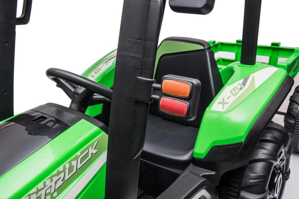 Lean Cars Elektrinis traktorius vaikams BLT-206, žalias