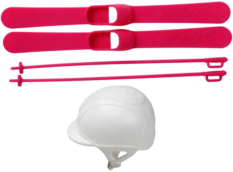 Lean Toys Lėlė Anlily slidininkė su priedais