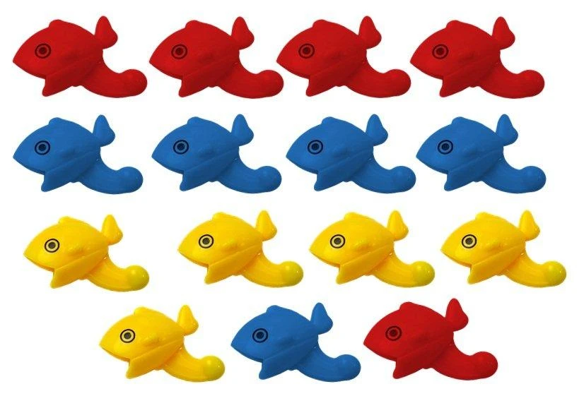 Lean Toys Arkadinis žaidimas Žvejyba, 15 vnt žuvyčių