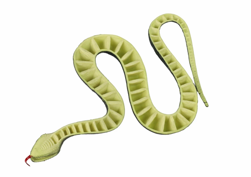 Guminė gyvatė Lean Toys, juoda