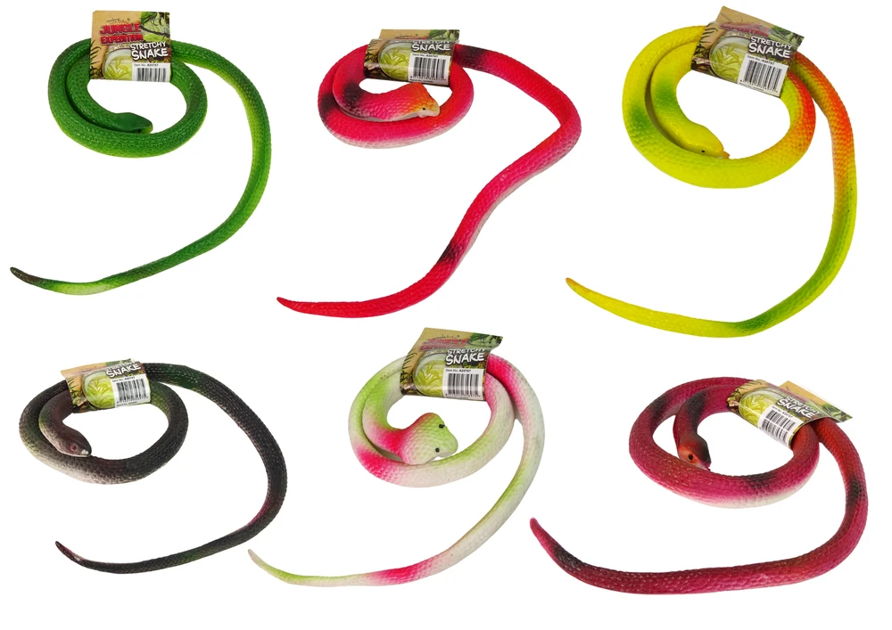 Hipo Lean Toys Dirbtinė guminė gyvatė Figūra 65cm 3 spalvos