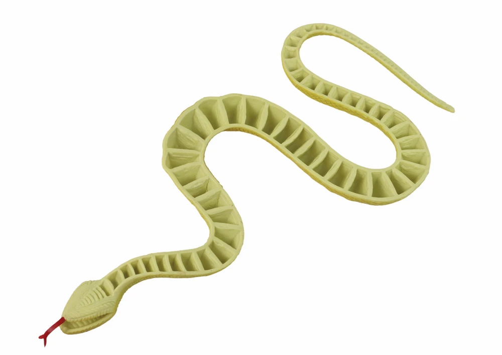 Guminė gyvatė Lean Toys, geltona
