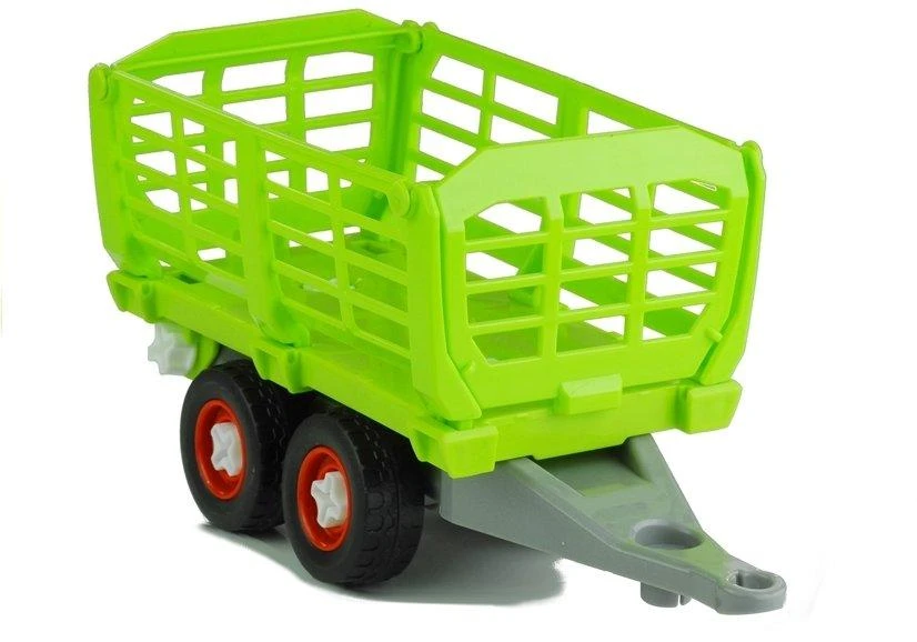 Lean Toys Traktorius su atvira priekaba 43 cm