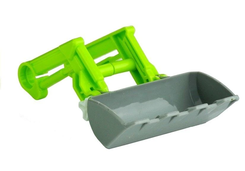 Lean Toys Žaislinis traktorius su medienos priekaba, 43 cm