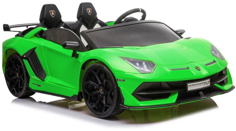 Lean Cars Dvivietis vaikiškas elektromobilis Lamborghini Aventador SX2028, žalias