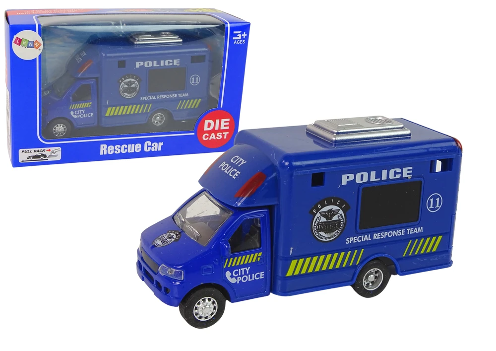 Lean Toys Žaislinis gelbėjimo automobilis