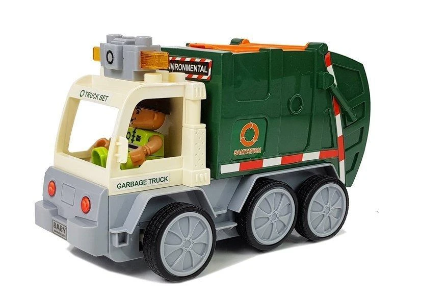 Lean toys Auto R/C šiukšliavežis