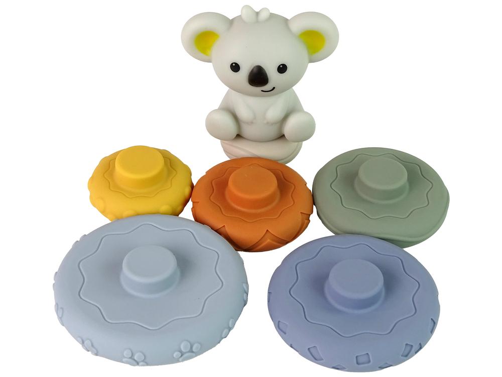 Piramida Koalos piramidė kūdikiams Lean Toys