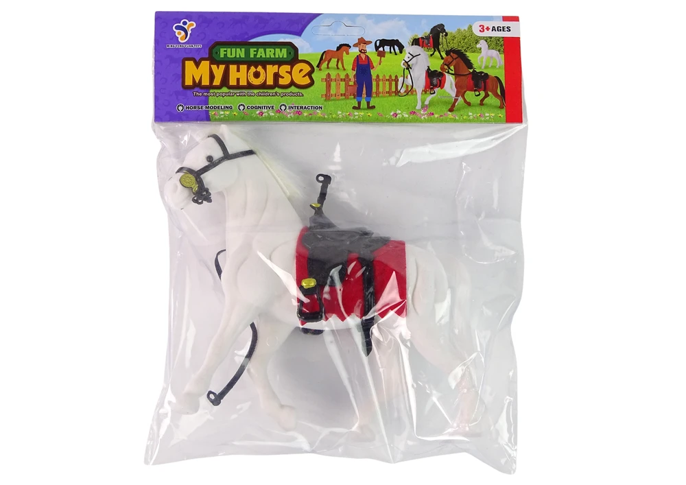 Lean Toys Figūrėlė Arklys, baltas