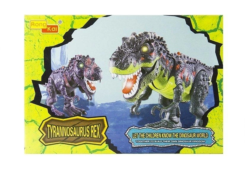 Lean Toys Žaislinis dinozauras Tyrannosaurus Rex su šviesos ir garso efektais