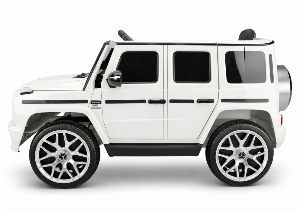 Lean Cars Elektrinis automobilis Mercedes G63 baltas