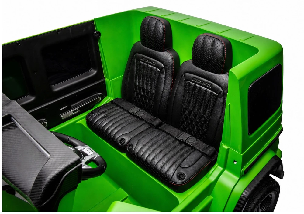 Lean Cars Akumuliatorinis automobilis Mercedes G63 XXL 24V 4x4 Žalias