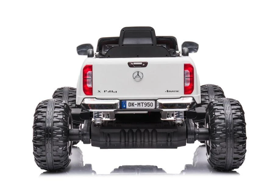 Lean Cars Vienvietis vaikiškas elektromobilis Mercedes DK-MT950 4x4, baltas