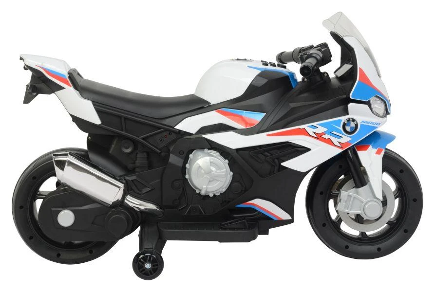 Elektromobilis vaikams Lean Cars BMW S1000RR 2156, baltas
