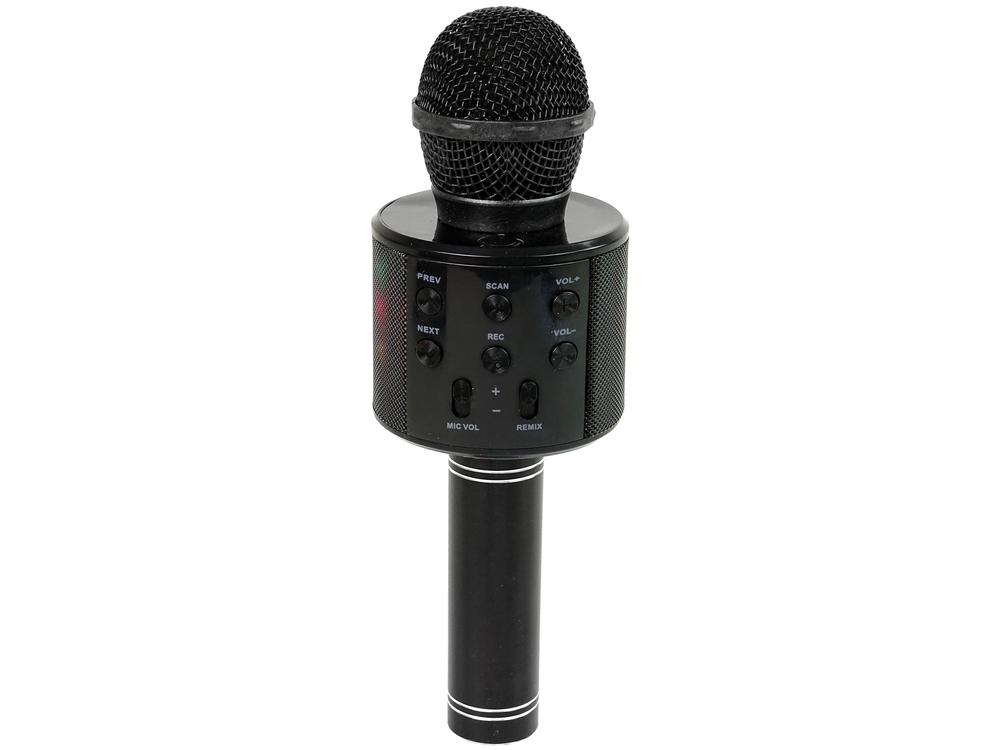 Belaidis mikrofonas su USB garsiakalbiu WS-858, juodas