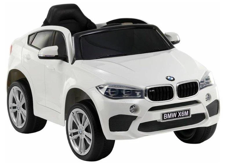 Lean Cars BMW X6 Baltas - Electric Ride On Car