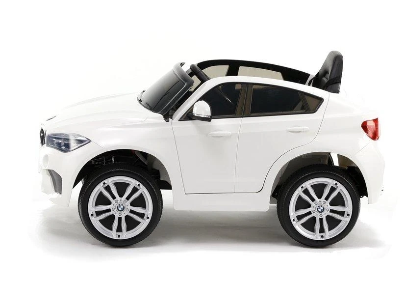 Lean Cars BMW X6 Baltas - Electric Ride On Car