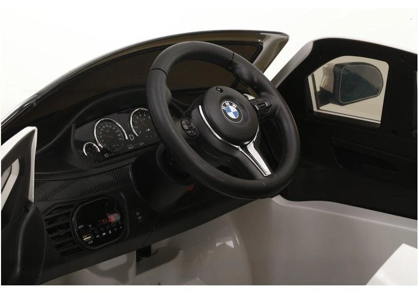 Lean Cars Vaikiškas elektrinis visureigis BMW X6M, nudažytas raudonai