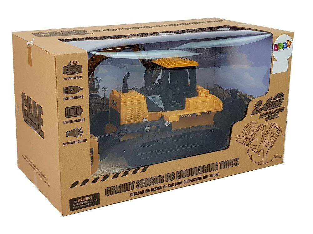 Lean Cars Rankos judesiais valdomas vikšrinis buldozeris 1:28