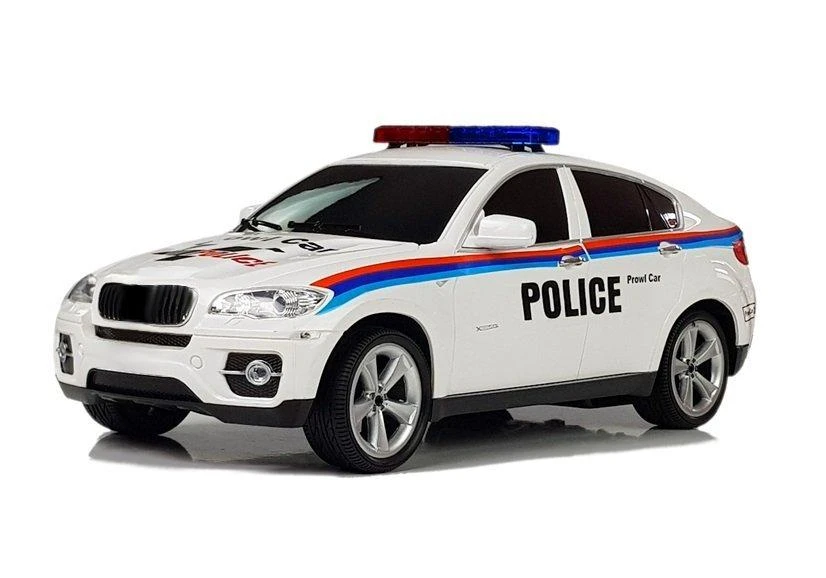 Lean Toys Policijos automobilis su nuotolinio valdymo pultu 1:14