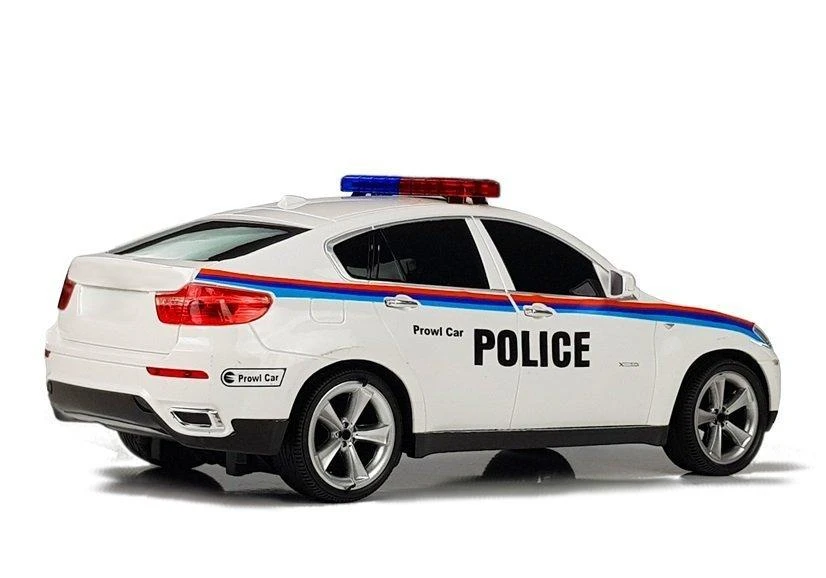 Lean Toys Policijos automobilis su nuotolinio valdymo pultu 1:14