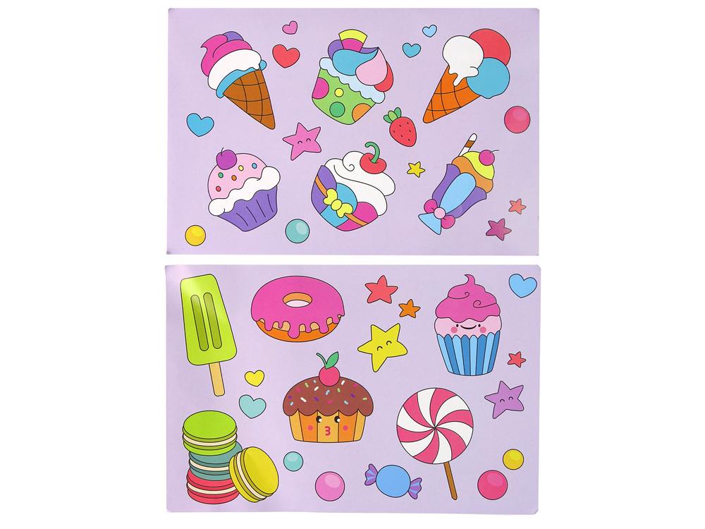 Lean Cars CREAM Kūrybinis rinkinys Stained Glass Window Fusing Paint Ice Kreminis Sweets 3D