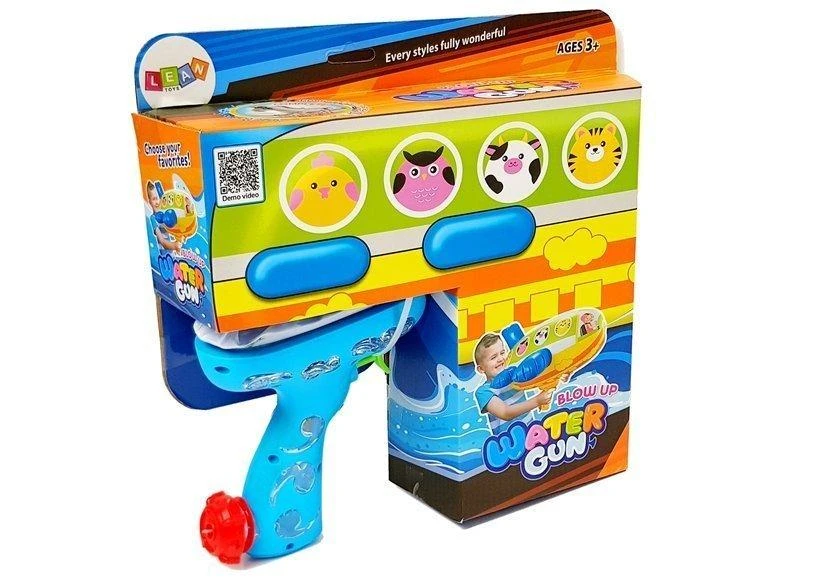 Lean Toys Pripučiamas vienaragio vandens pistoletas vaikams