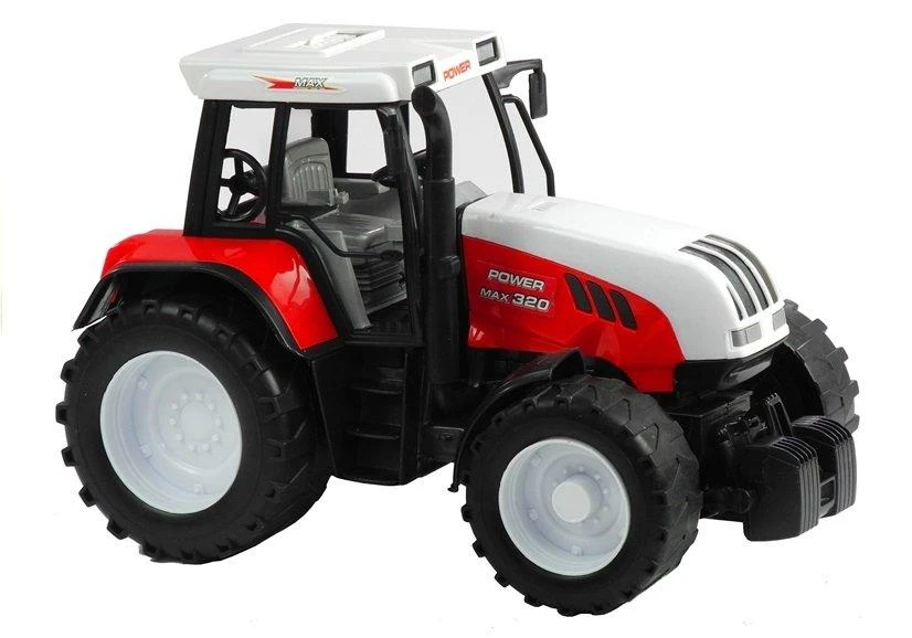 Lean Toys Didelis traktorius su priekaba Žemės ūkio mašina 65 cm
