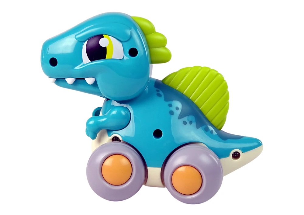 Lean Toys Dinozauras Spinozauras ant ratų Hola, mėlynas