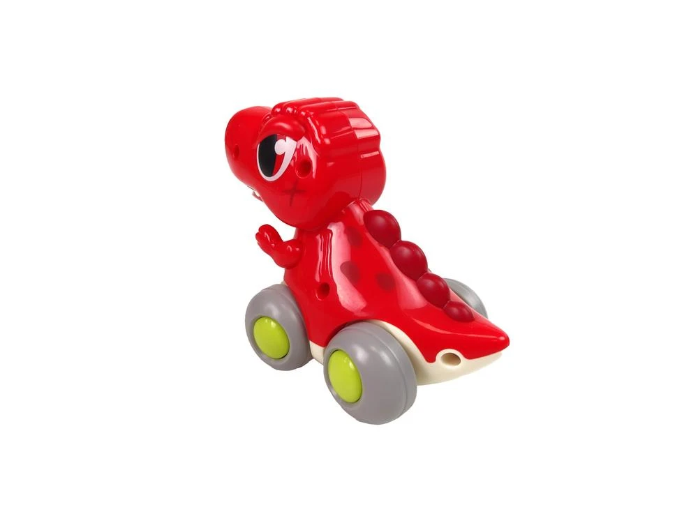 Lean Toys Dinozauras ant ratų Hola T-Rex, raudonas