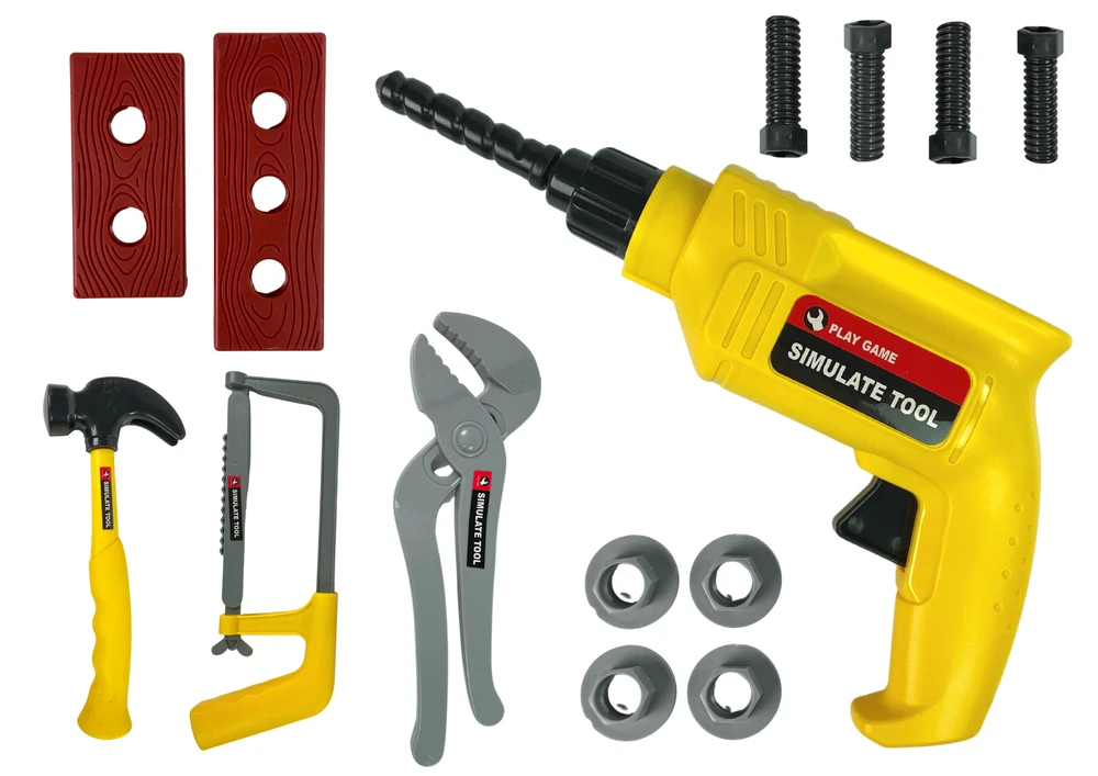 Lean Toys Žaislinių įrankių rinkinys vaikams nuo 3 metų