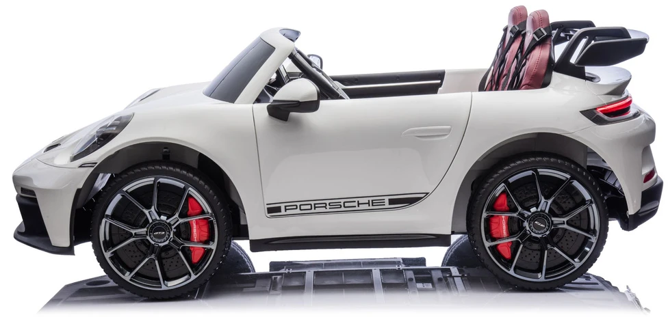 Lean Cars Vaikiškas elektromobilis Porsche GT3, baltas